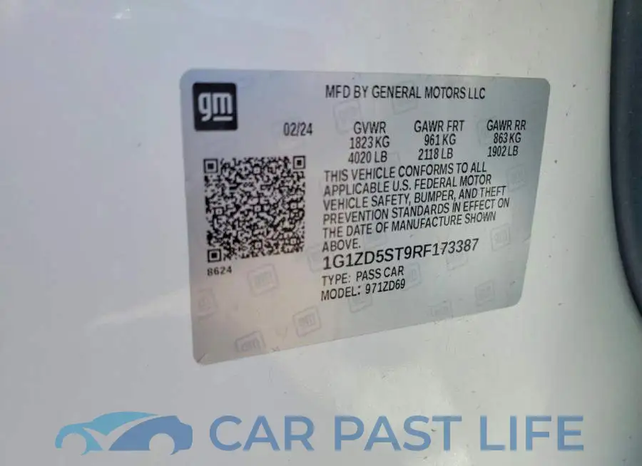 1G1ZD5ST9RF173387# 12