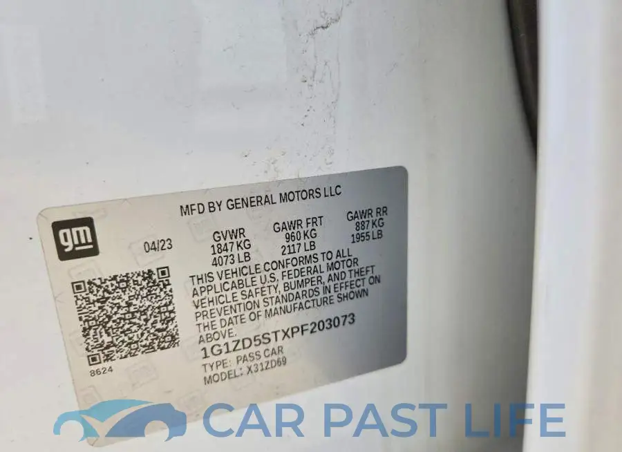 1G1ZD5STXPF203073# 12