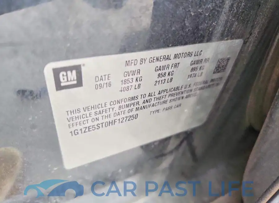 1G1ZE5ST0HF127250# 12