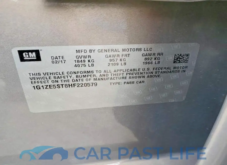 1G1ZE5ST8HF220579# 12