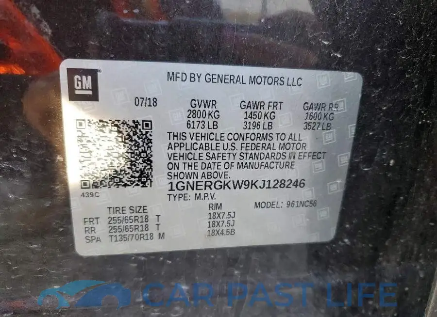 1GNERGKW9KJ128246# 14