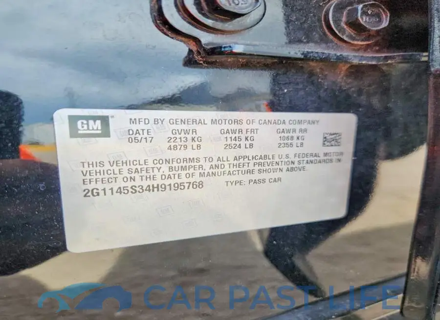 2G1145S34H9195768# 13