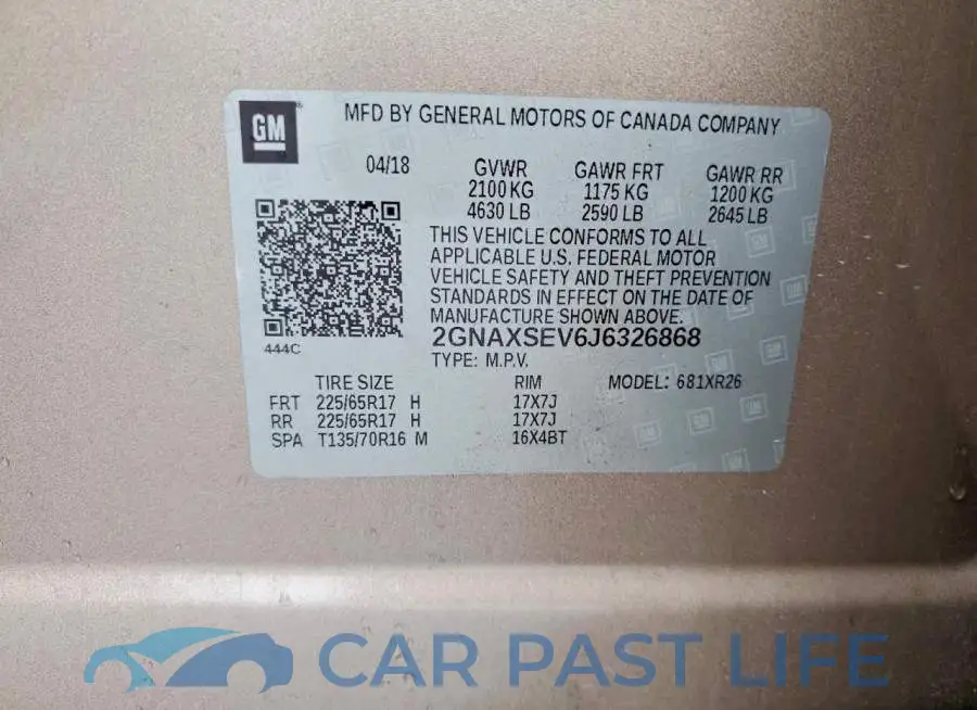 2GNAXSEV6J6326868# 13