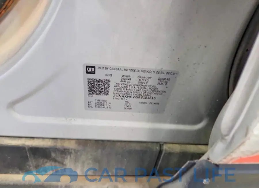 3GNAXHEV2MS181515# 13