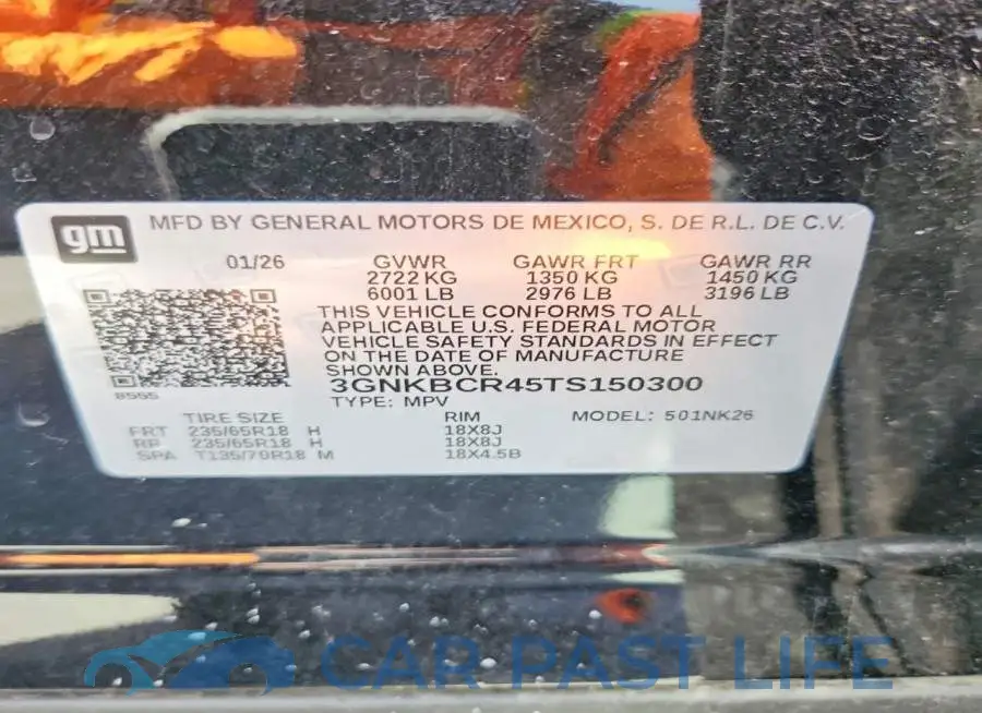 3GNKBCR45TS150300# 13