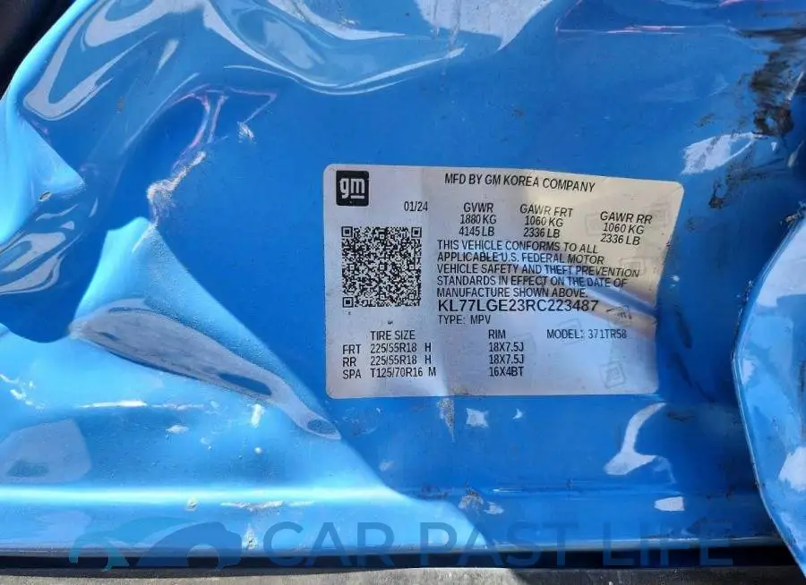 KL77LGE23RC223487# 13