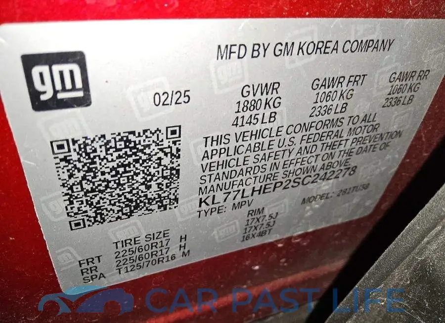 KL77LHEP2SC242278# 14