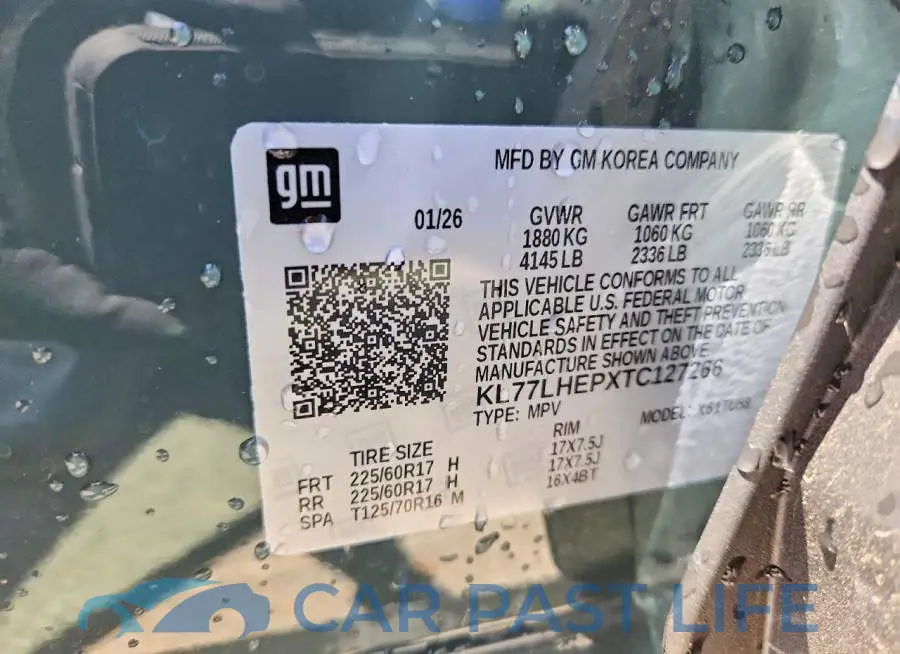 KL77LHEPXTC127266# 13