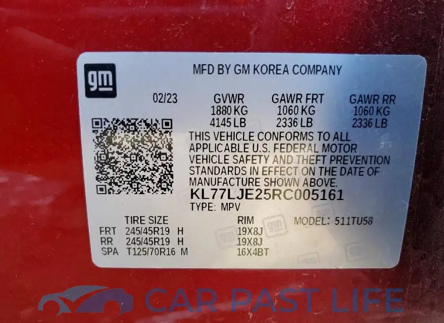 KL77LJE25RC005161# 13