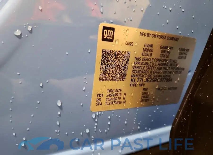 KL77LJE25RC077994# 13