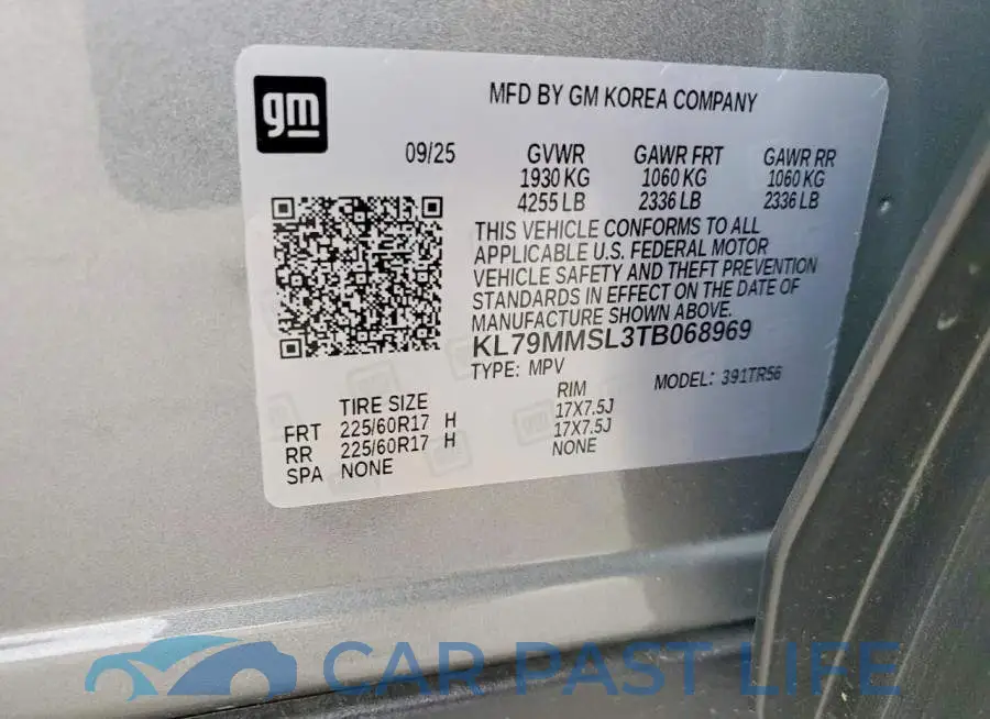 KL79MMSL3TB068969# 13