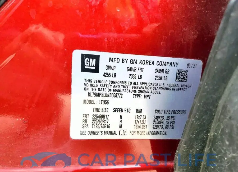 KL79MPSL0NB068772# 13