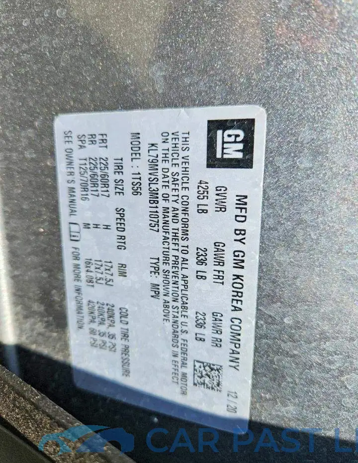 KL79MVSL3MB110757# 13