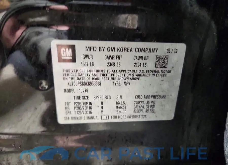 KL7CJPSB0KB938358# 13