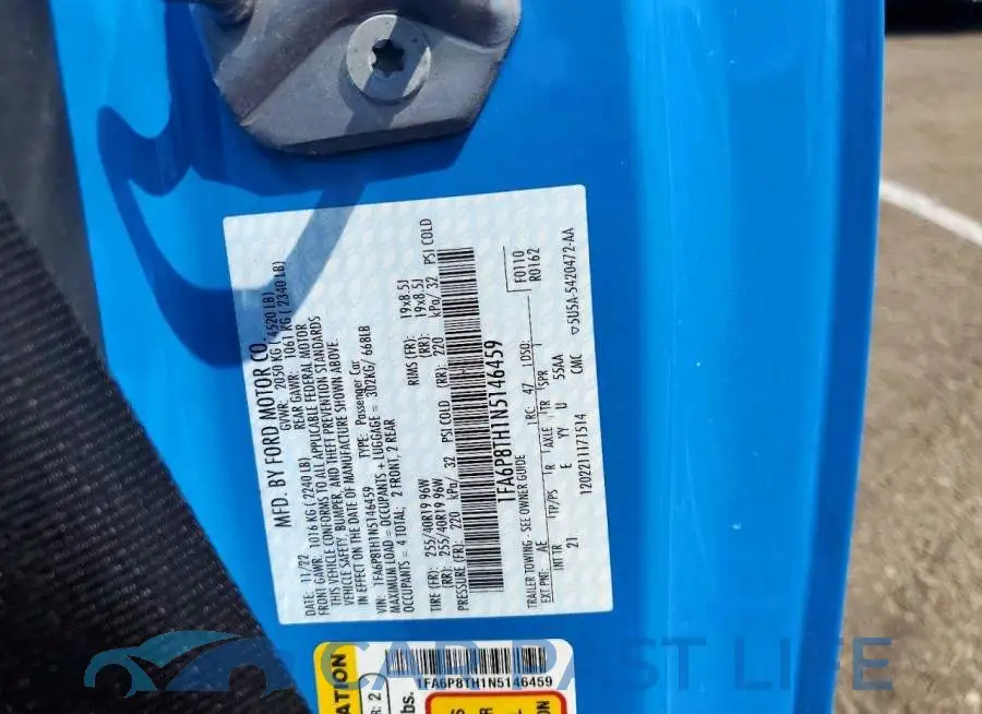 1FA6P8TH1N5146459# 12