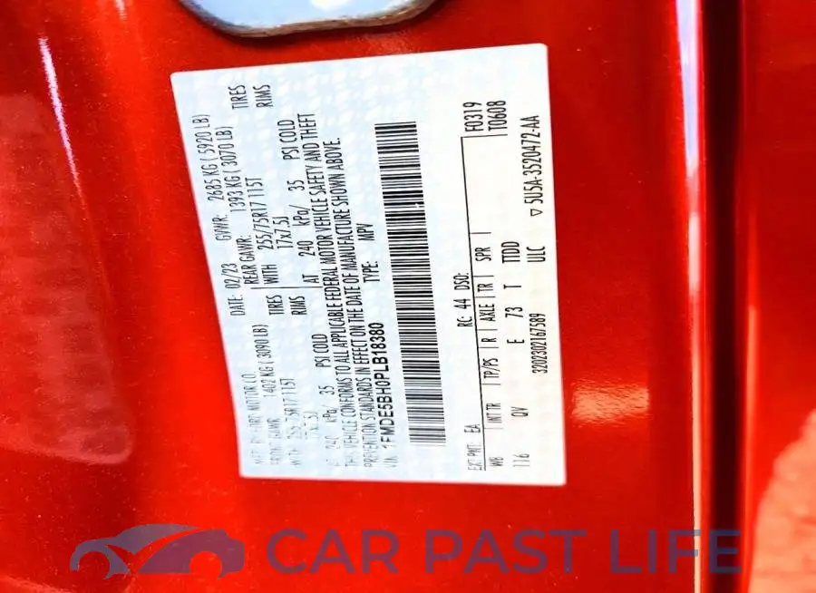 1FMDE5BH0PLB18380# 13