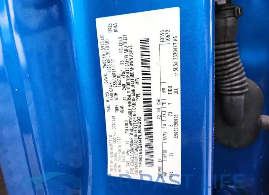 1FMDE5BH4PLB05292# 13