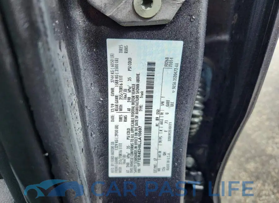 1FTER4EH8LLA10697# 12