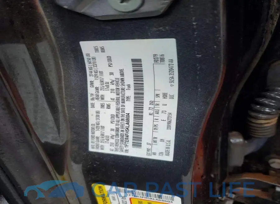 1FTER4FH5KLA68604# 12