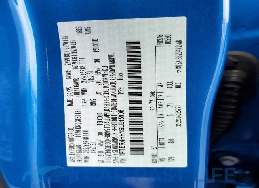 1FTER4HH1SLE15908# 12