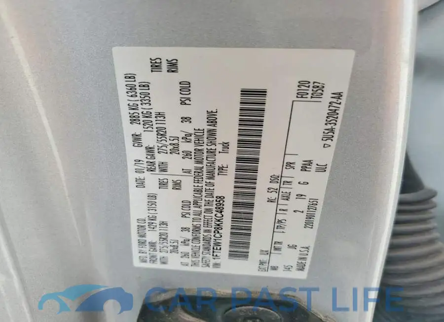 1FTEW1CP8KKC48958# 12