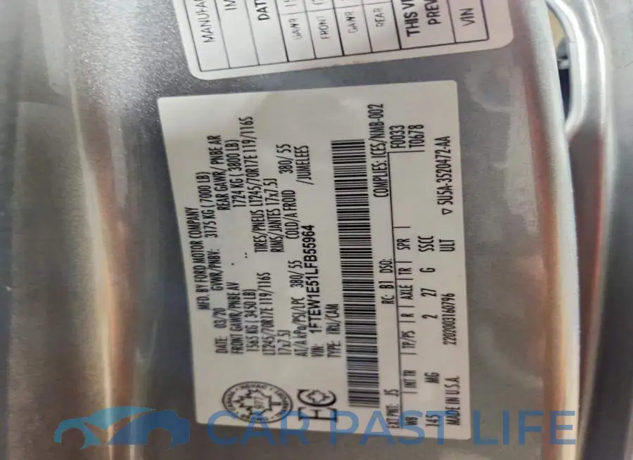 1FTEW1E51LFB55964# 12