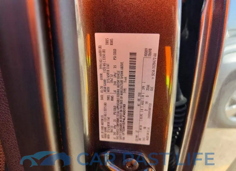 1FTEW1EP4LFA93199# 12