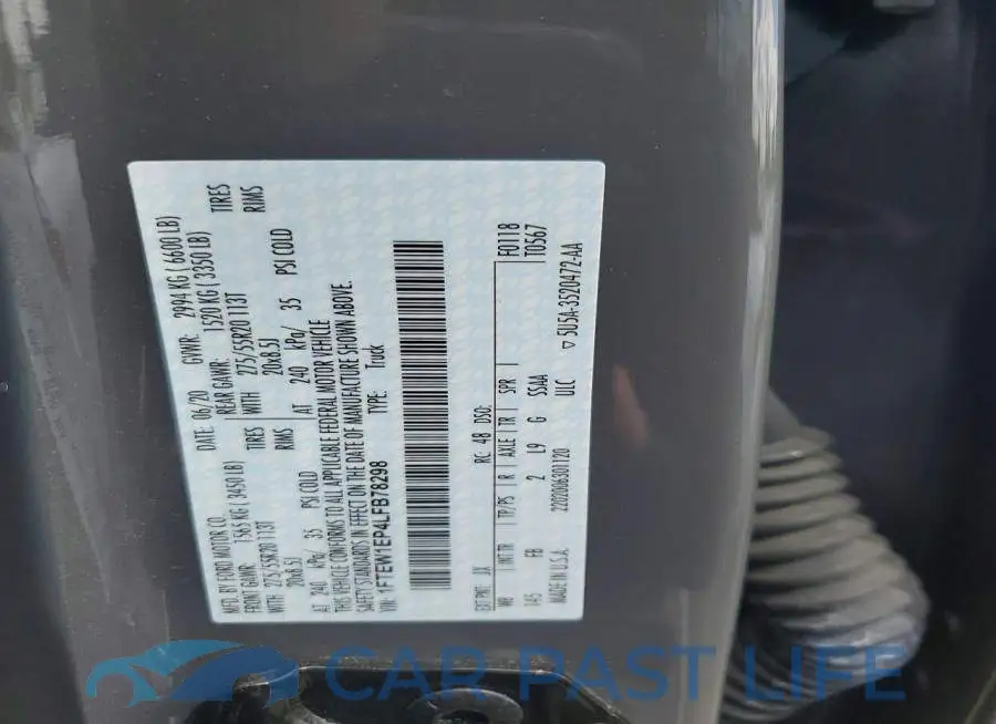 1FTEW1EP4LFB78298# 12