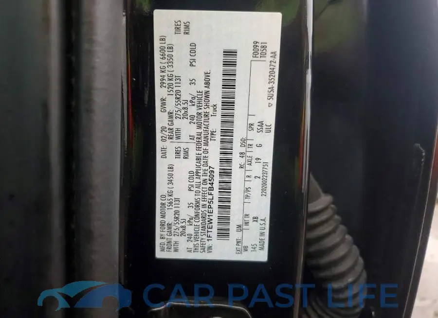 1FTEW1EP5LFB45097# 12