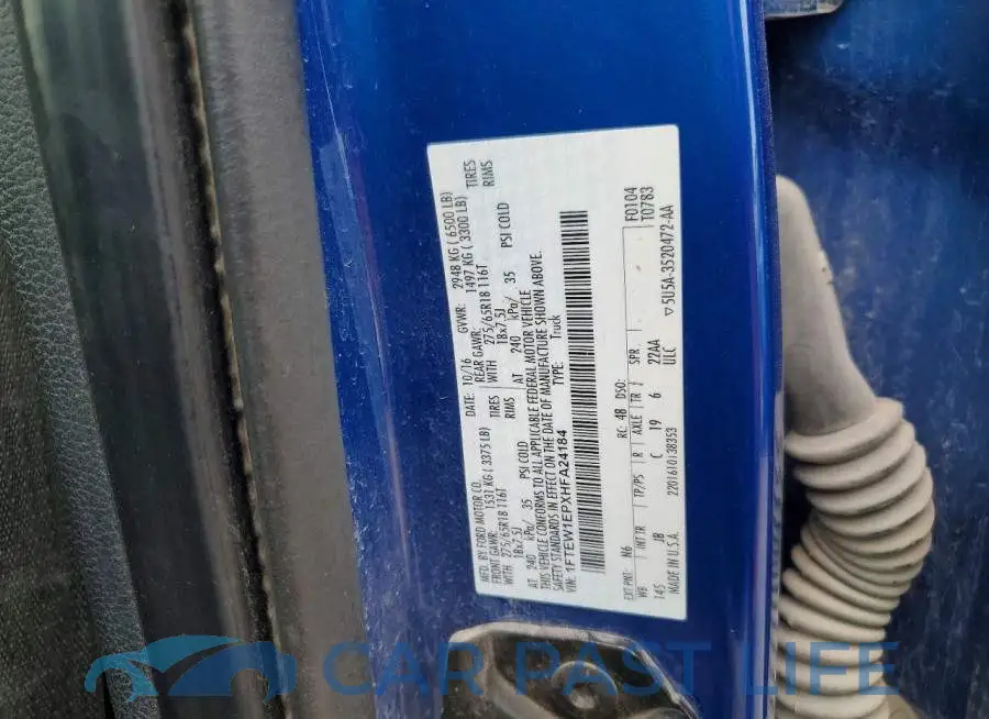 1FTEW1EPXHFA24184# 12