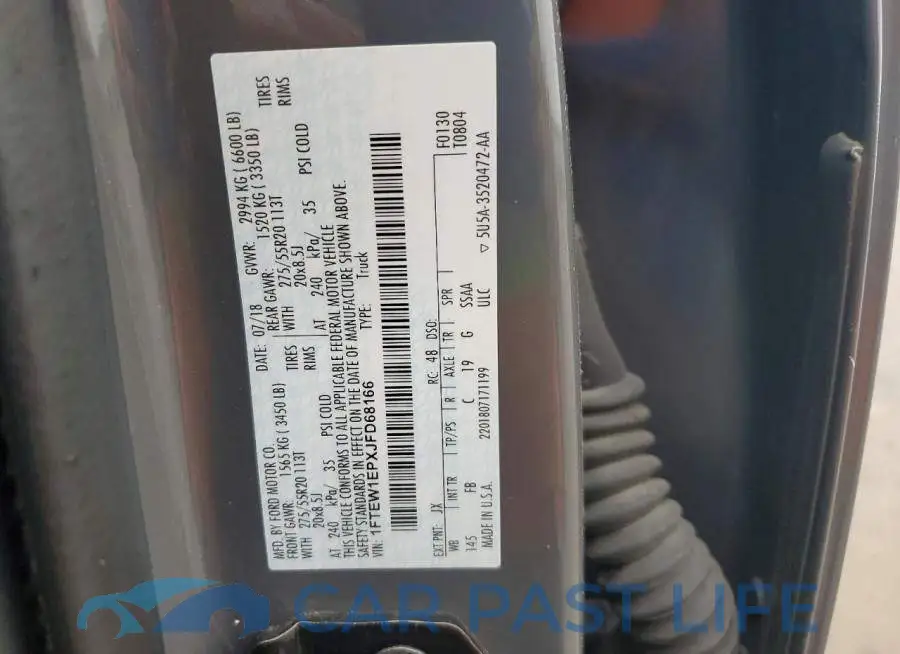 1FTEW1EPXJFD68166# 12