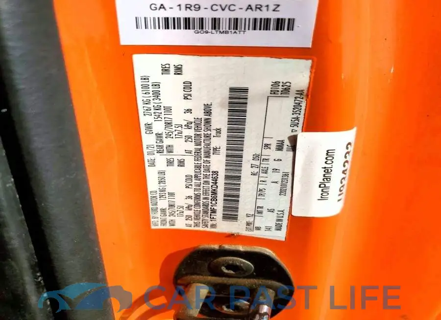 1FTMF1CB6MKD44638# 12