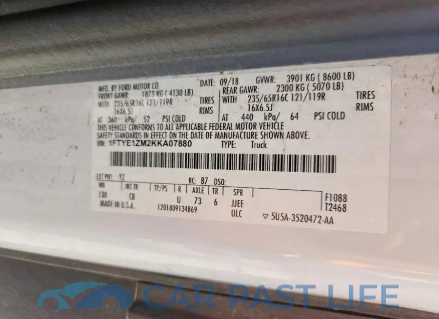 1FTYE1ZM2KKA07880# 13