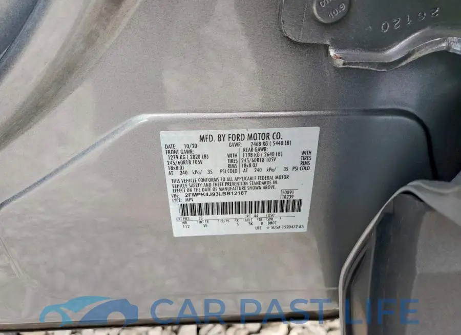2FMPK4J93LBB12187# 13
