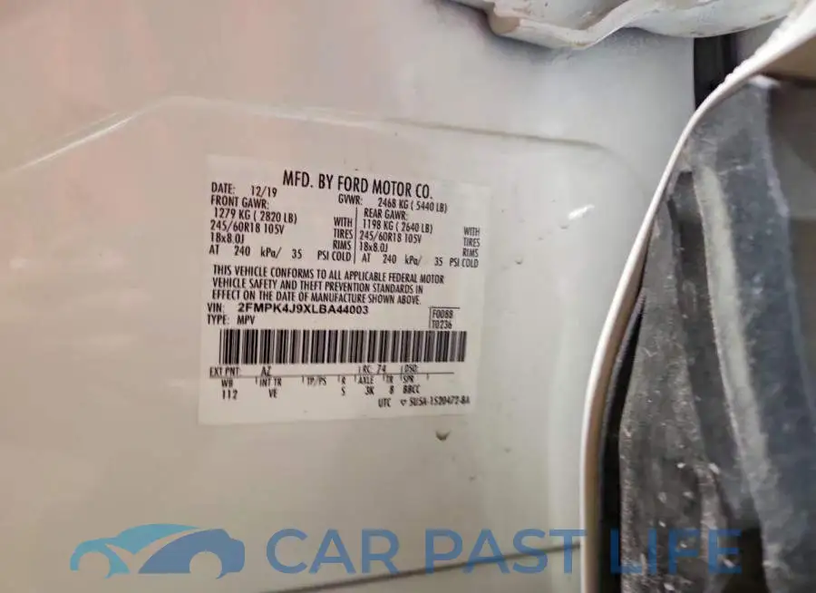 2FMPK4J9XLBA44003# 13
