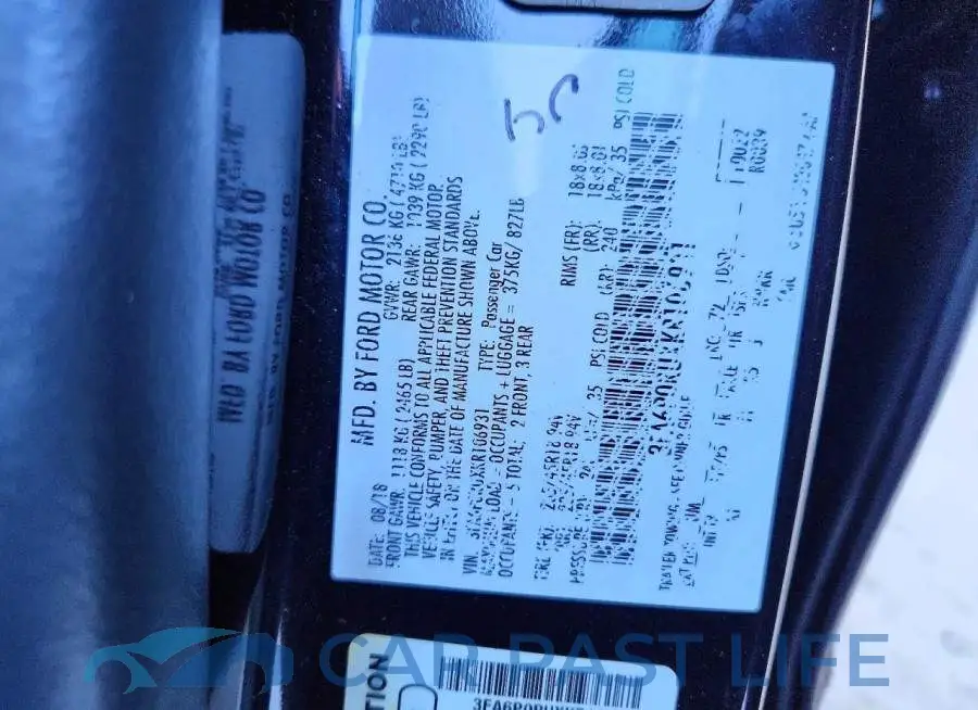 3FA6P0RUXKR106931# 12