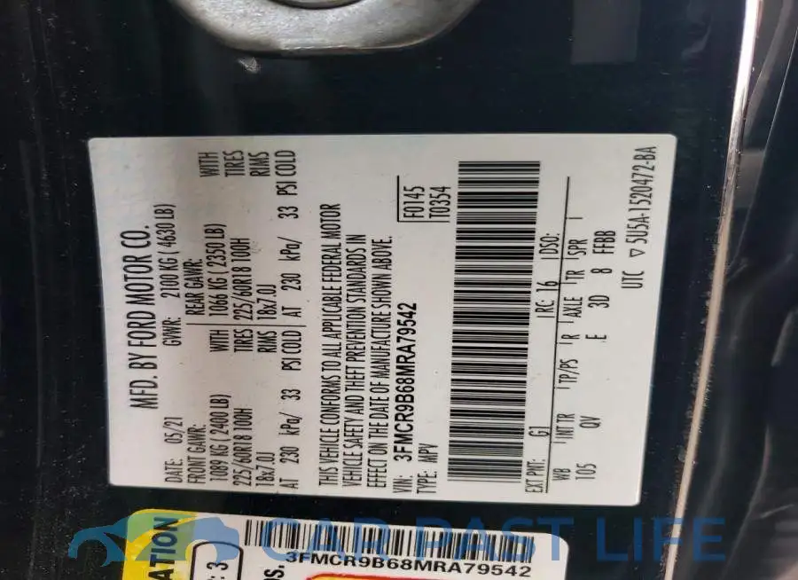 3FMCR9B68MRA79542# 13
