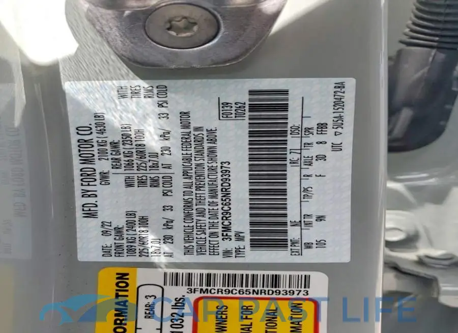 3FMCR9C65NRD93973# 13