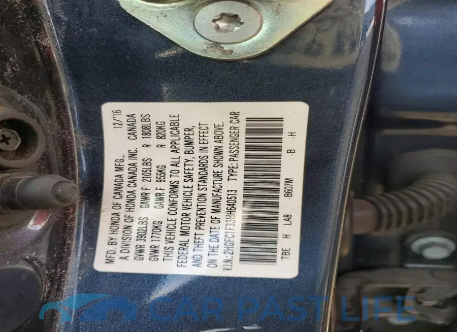 2HGFC1F33HH640513# 12
