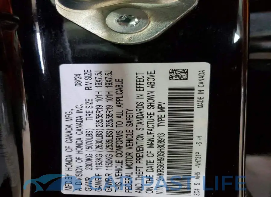 2HKRS6H90SH808913# 14