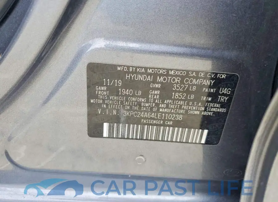 3KPC24A64LE110238# 12