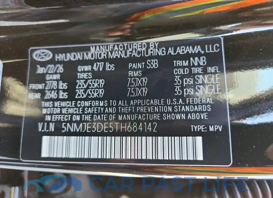 5NMJE3DE5TH684142# 14