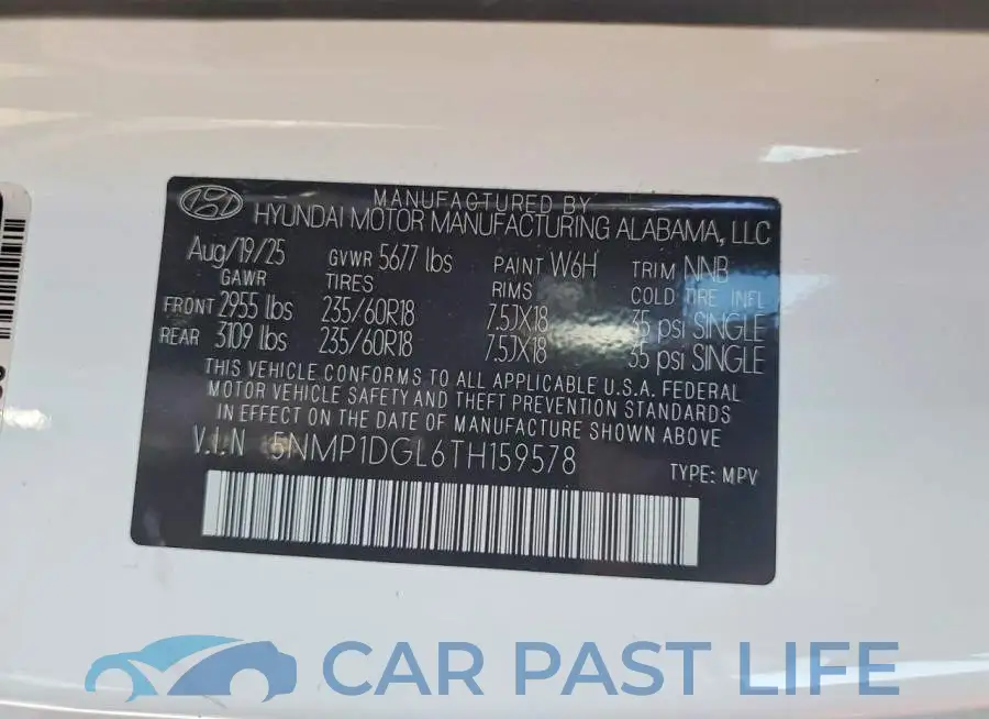 5NMP1DGL6TH159578# 13