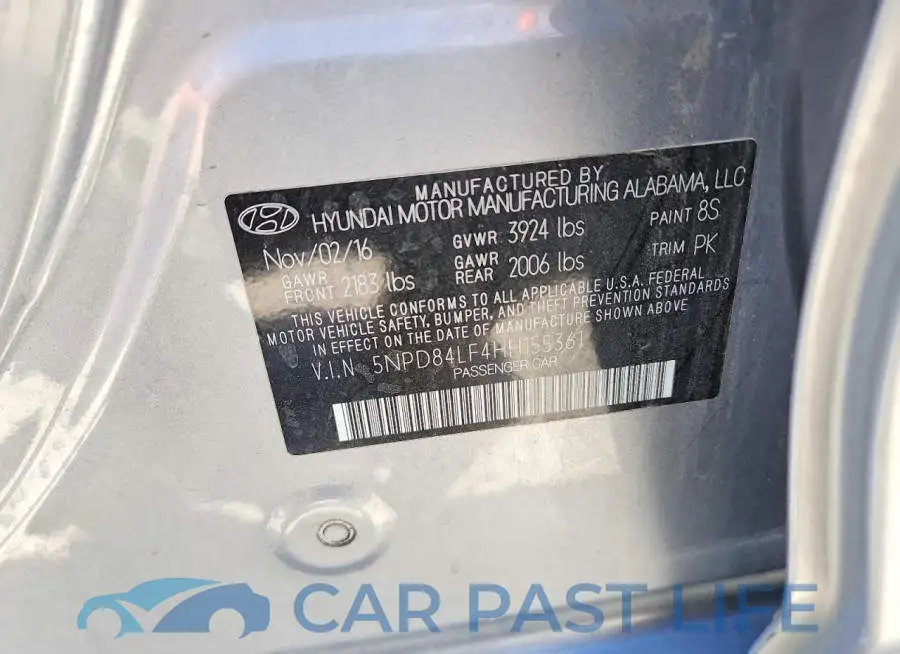 5NPD84LF4HH155361# 12