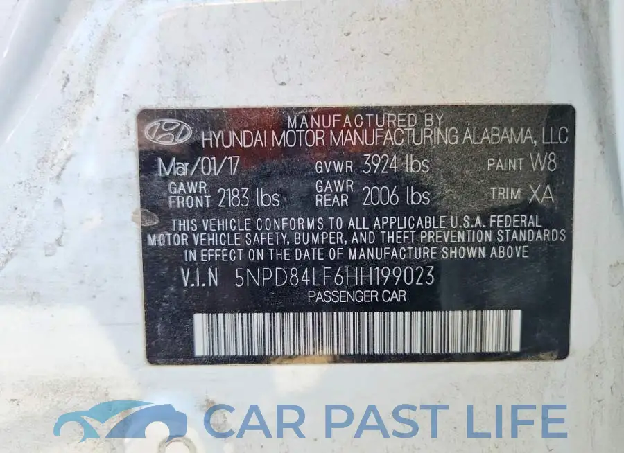 5NPD84LF6HH199023# 13