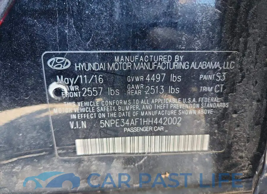 5NPE34AF1HH442002# 12