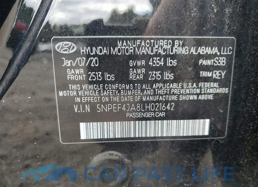 5NPEF4JA8LH021642# 13