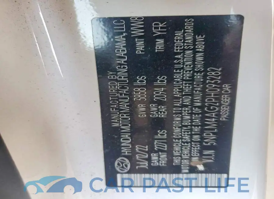 5NPLM4AG2PH093282# 13