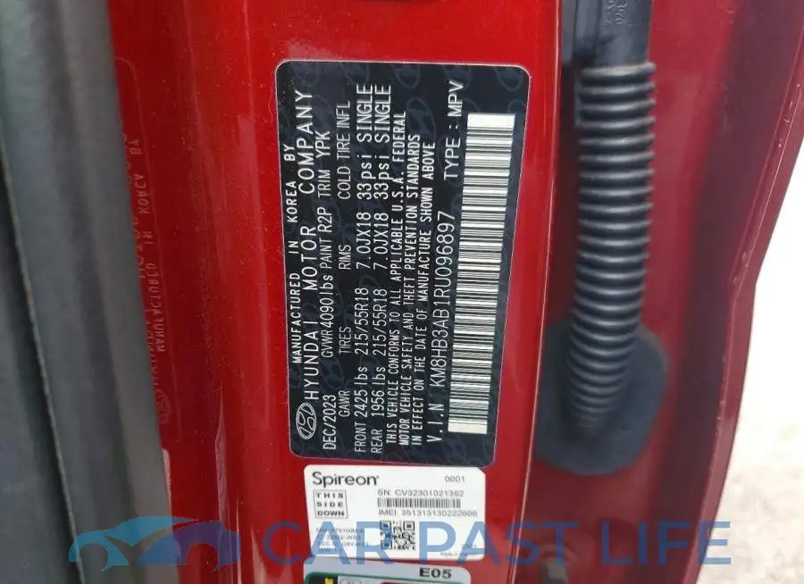 KM8HB3AB1RU096897# 13