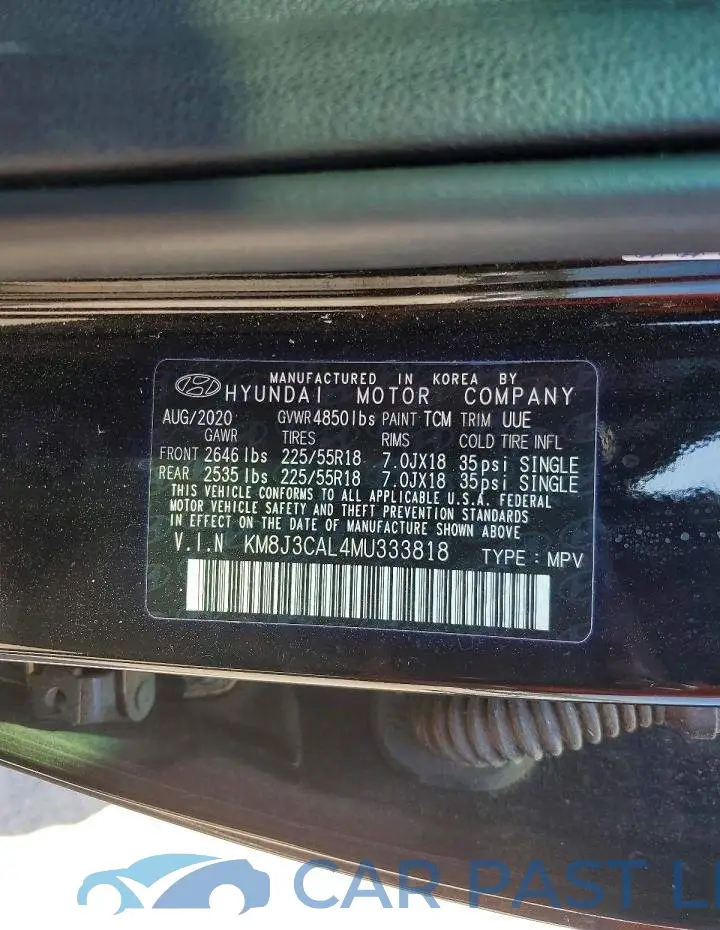 KM8J3CAL4MU333818# 14